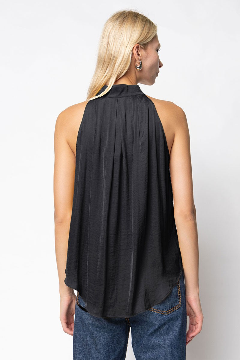 Scallop Button Up Blouse