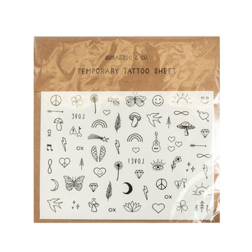 Temporary Tattoo Sheet