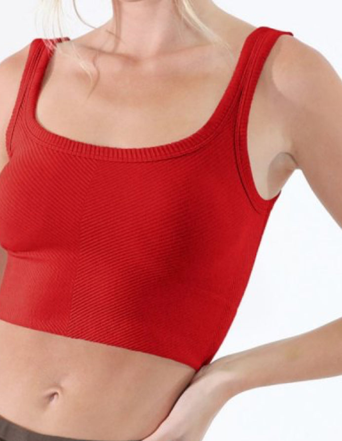 Chevron Scoop Neck
