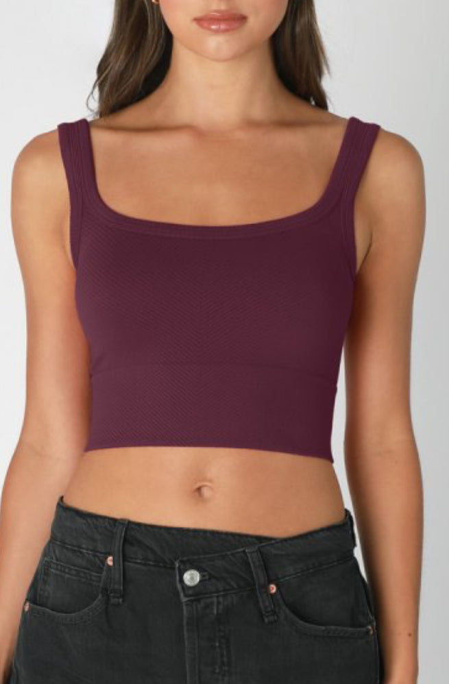 Chevron Scoop Neck