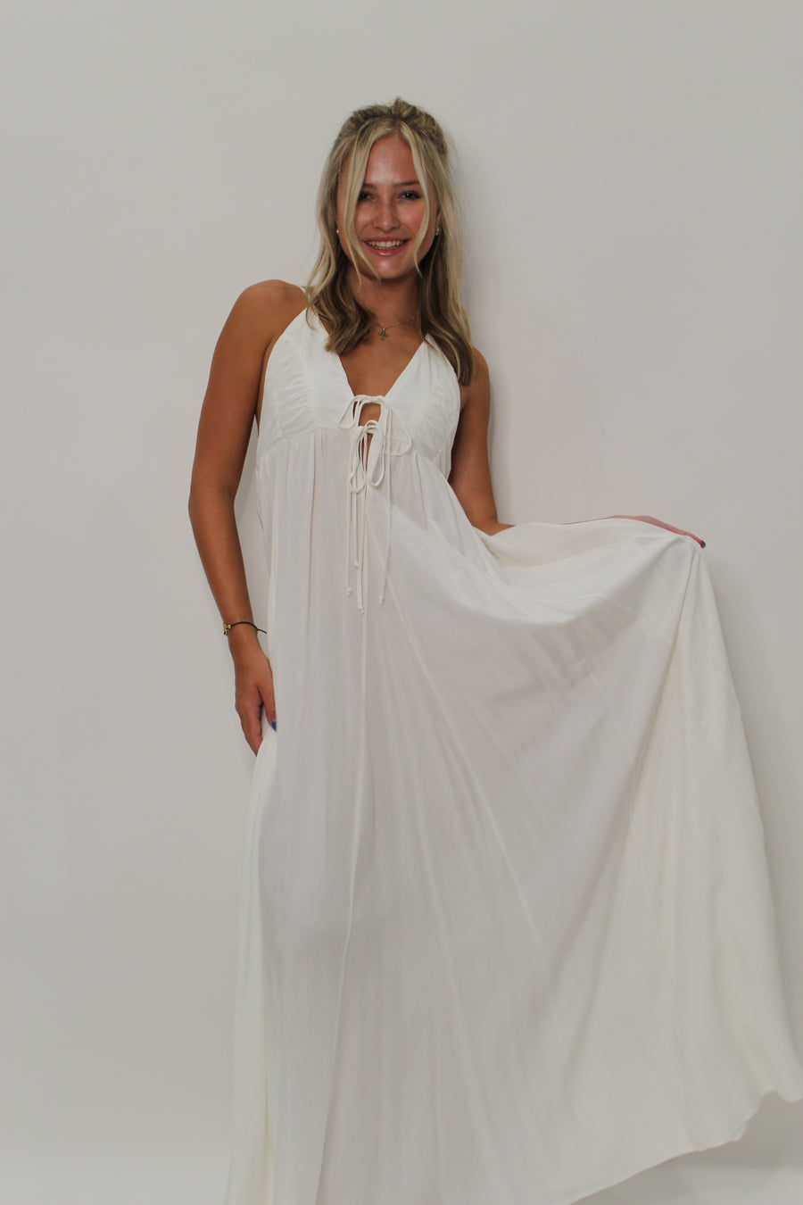 Boho Front Tie Maxi