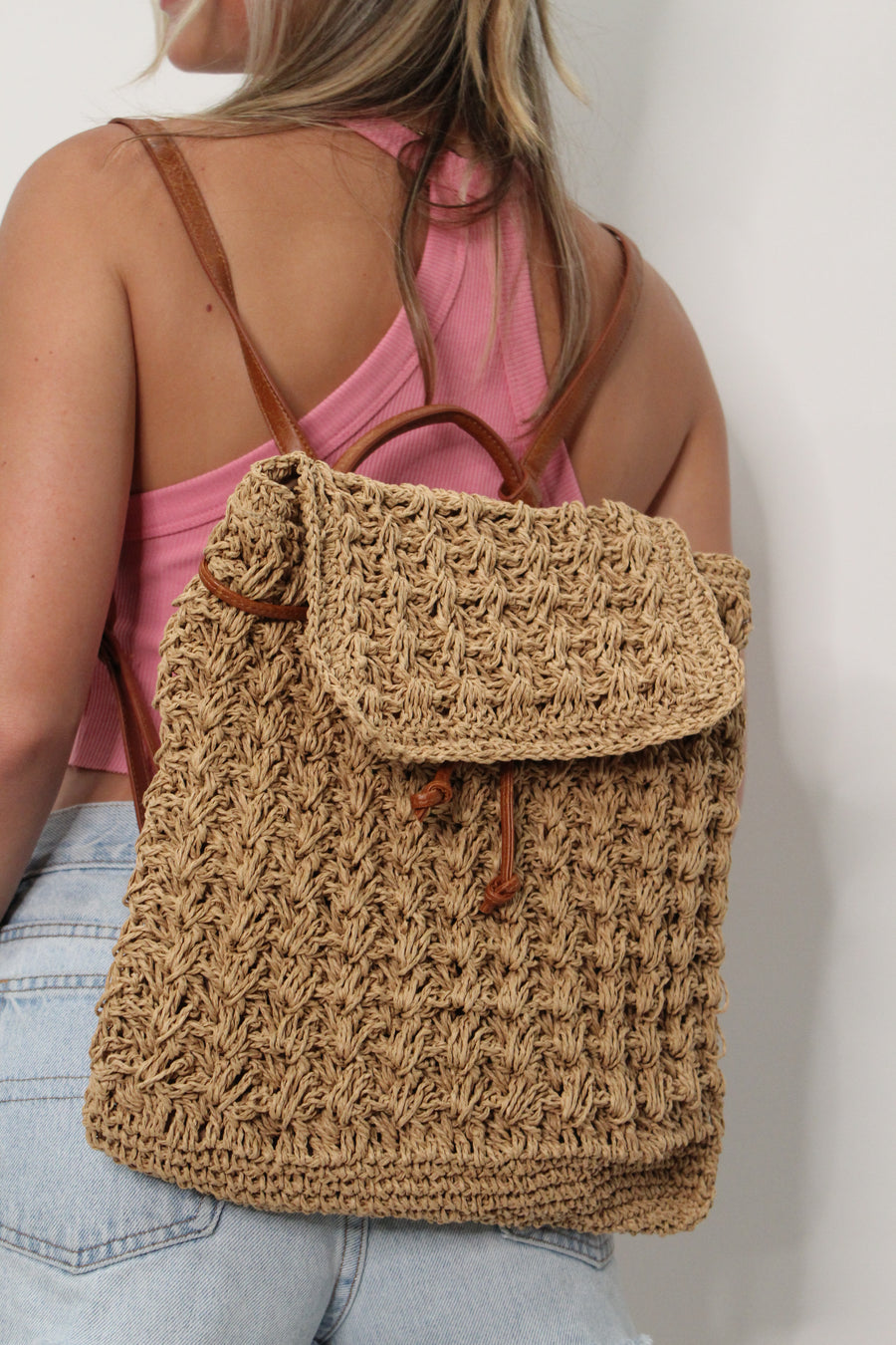 Braided Beach Backpack