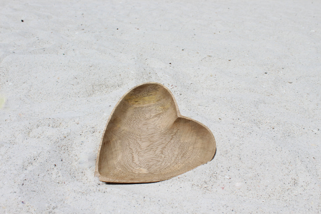 Wooden Heart Bowl