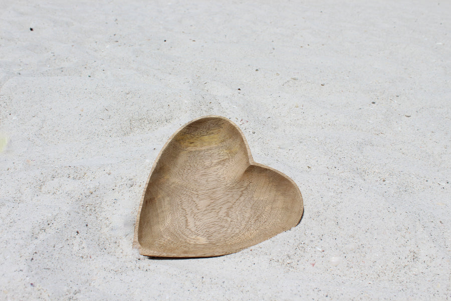 Wooden Heart Bowl