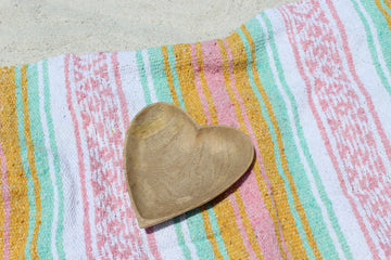 Wooden Heart Bowl