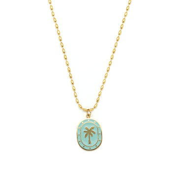 Palm Token Necklace