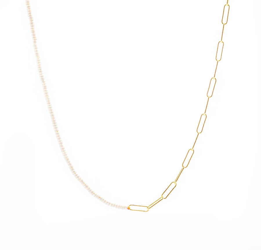 Paloma Necklace White