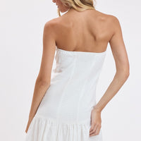 Ella Front Button Mini Dress