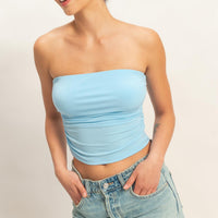 Ruched Bandeau Top