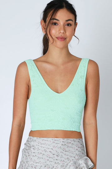 Lace V-Neck Tank