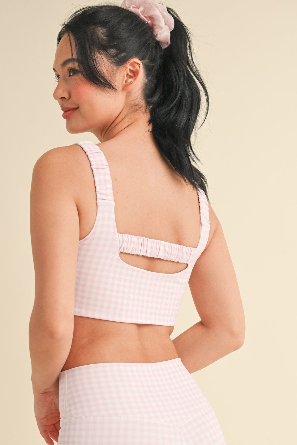 Gingham Bra Top