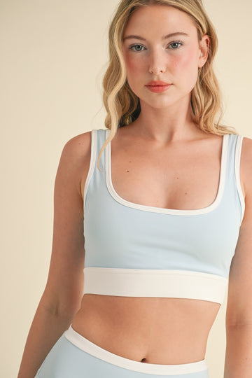 Contrast Bra Top