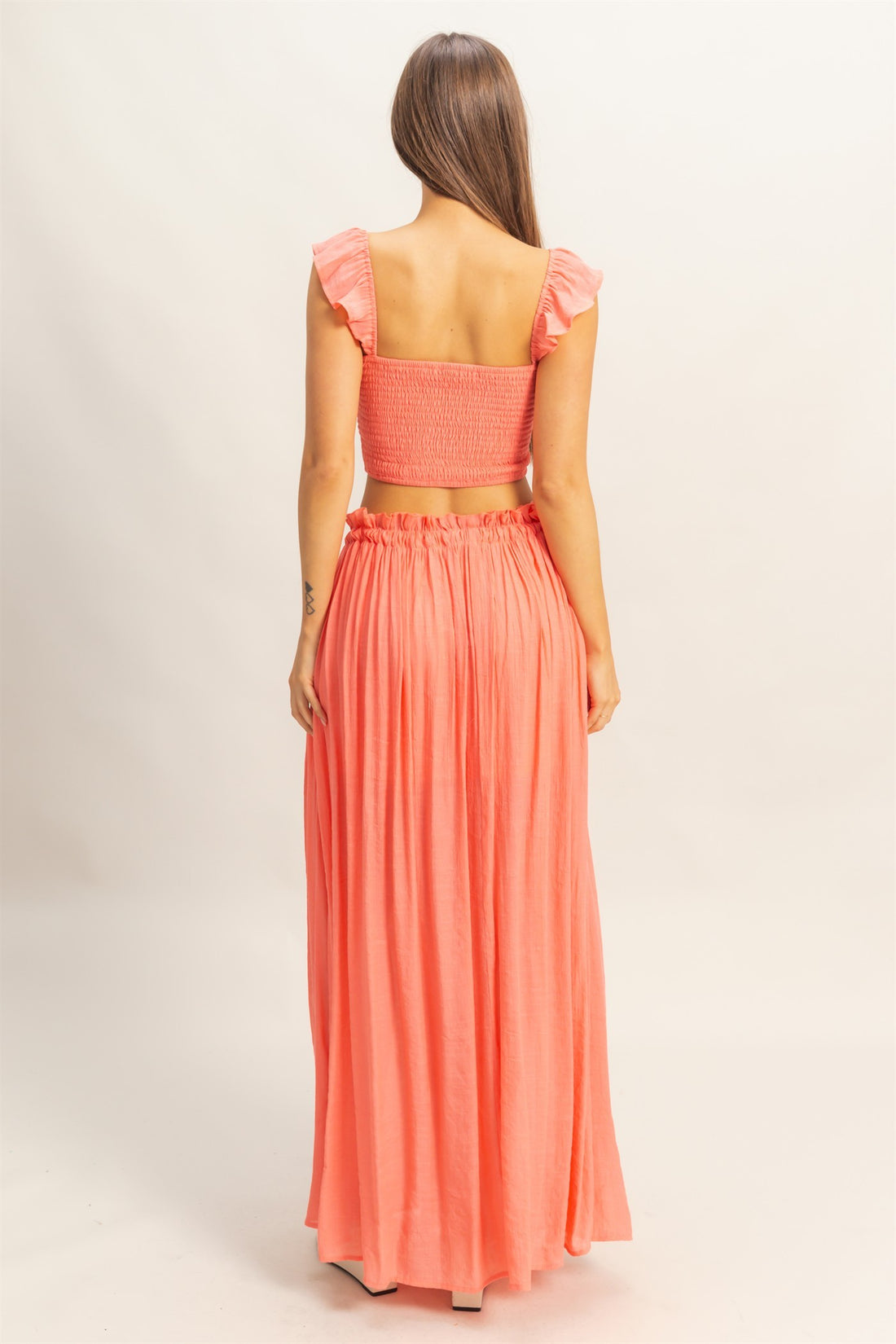 Coral Maxi Skirt