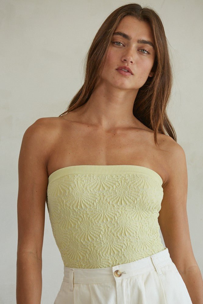 Jacquard Tube Top