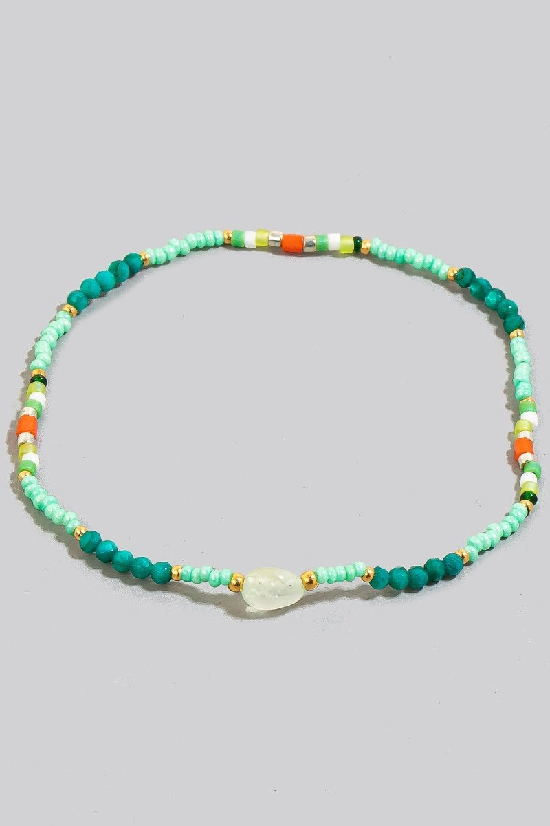Glass & Pearl Bracelet