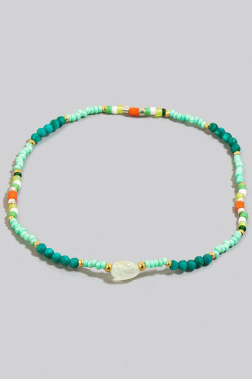 Glass & Pearl Bracelet