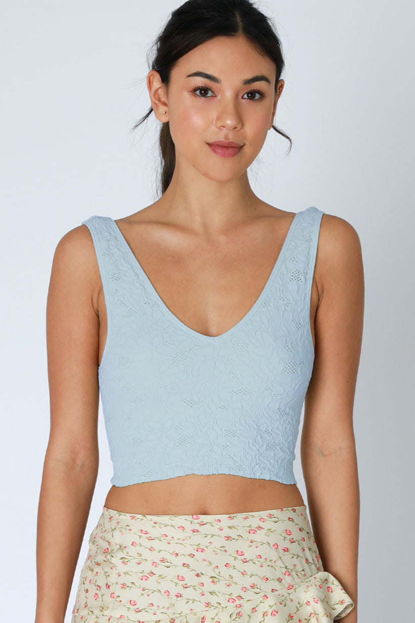 Lace V-Neck Tank