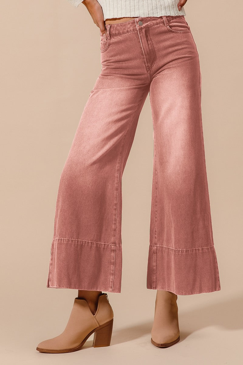 Vintage Washed Twill Jeans