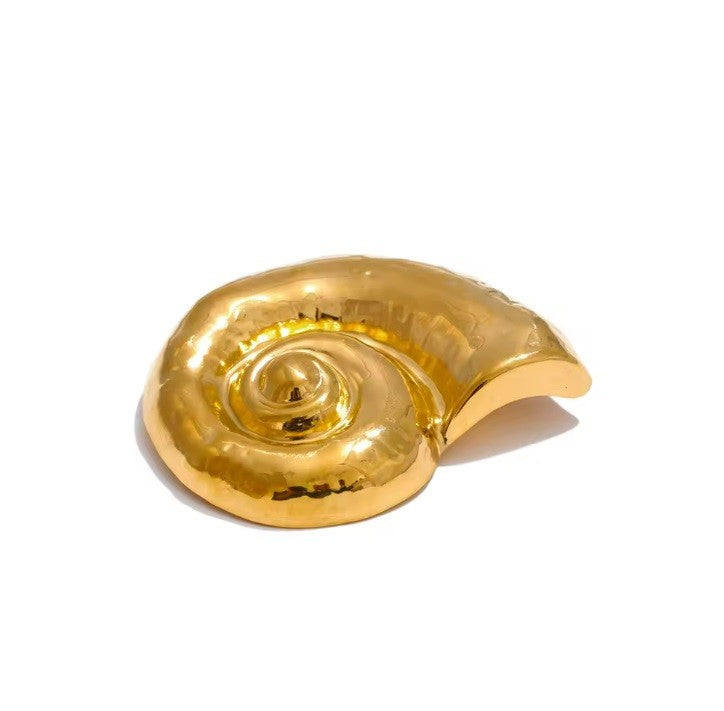 Conch Brooch Pin