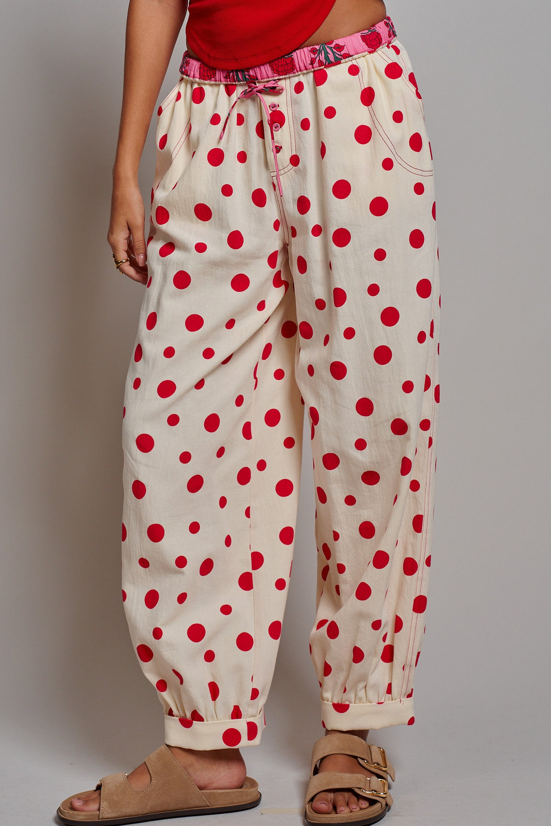 Retro Polka Dot Pants