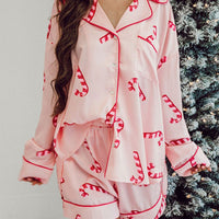 Candy Cane PJ Short