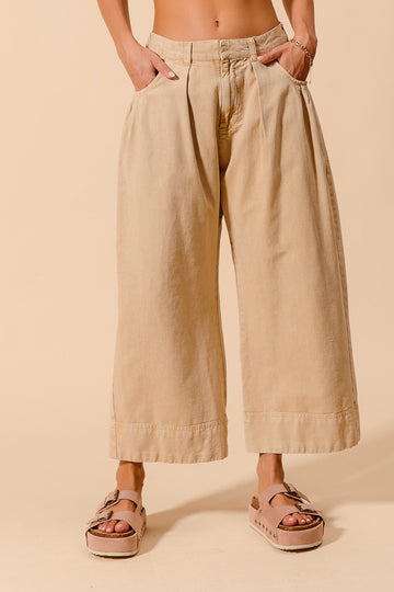 Wide Leg Chino Pants