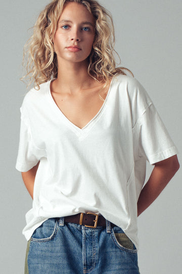 Vintage Wash V-Neck Tee