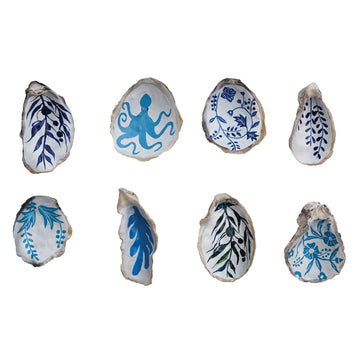 Hand Painter Oyster Shell