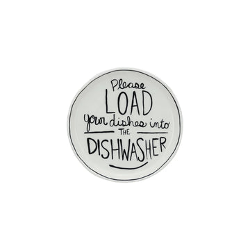 Stoneware Dish with Saying