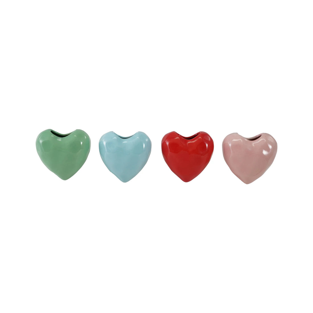 Stoneware Mini Heart Vase