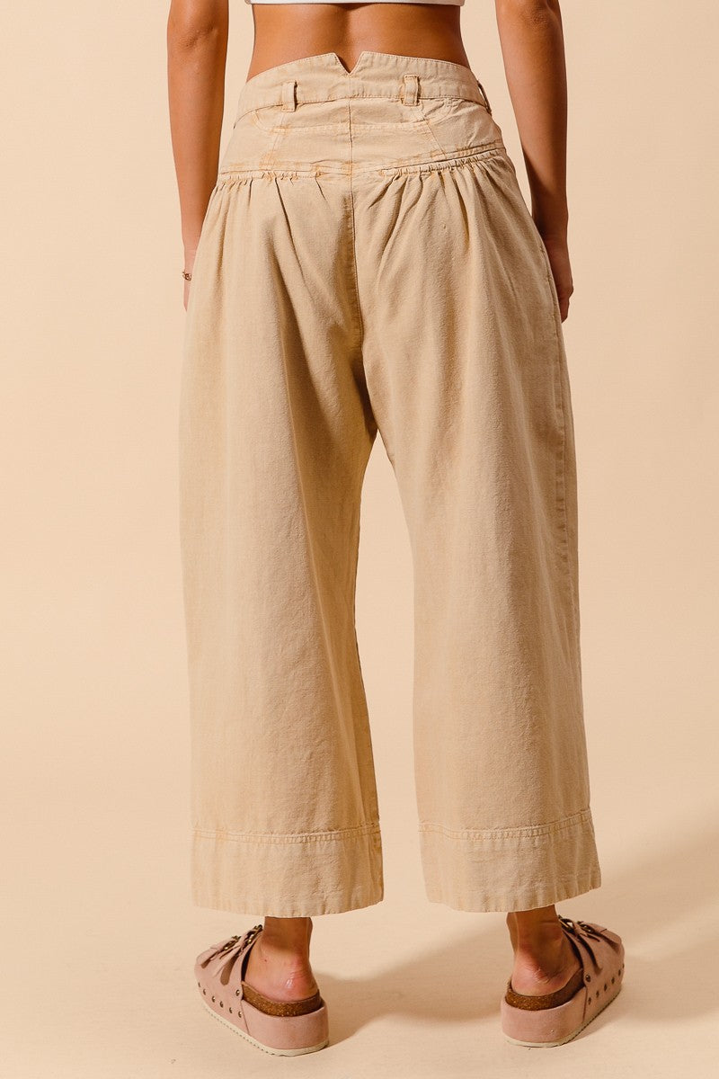 Wide Leg Chino Pants