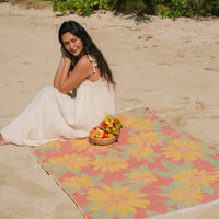 Luxe Hawaiian Blanket For 2