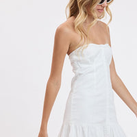 Ella Front Button Mini Dress
