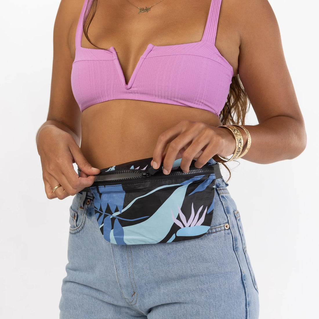 Painted Birds Hip Pack