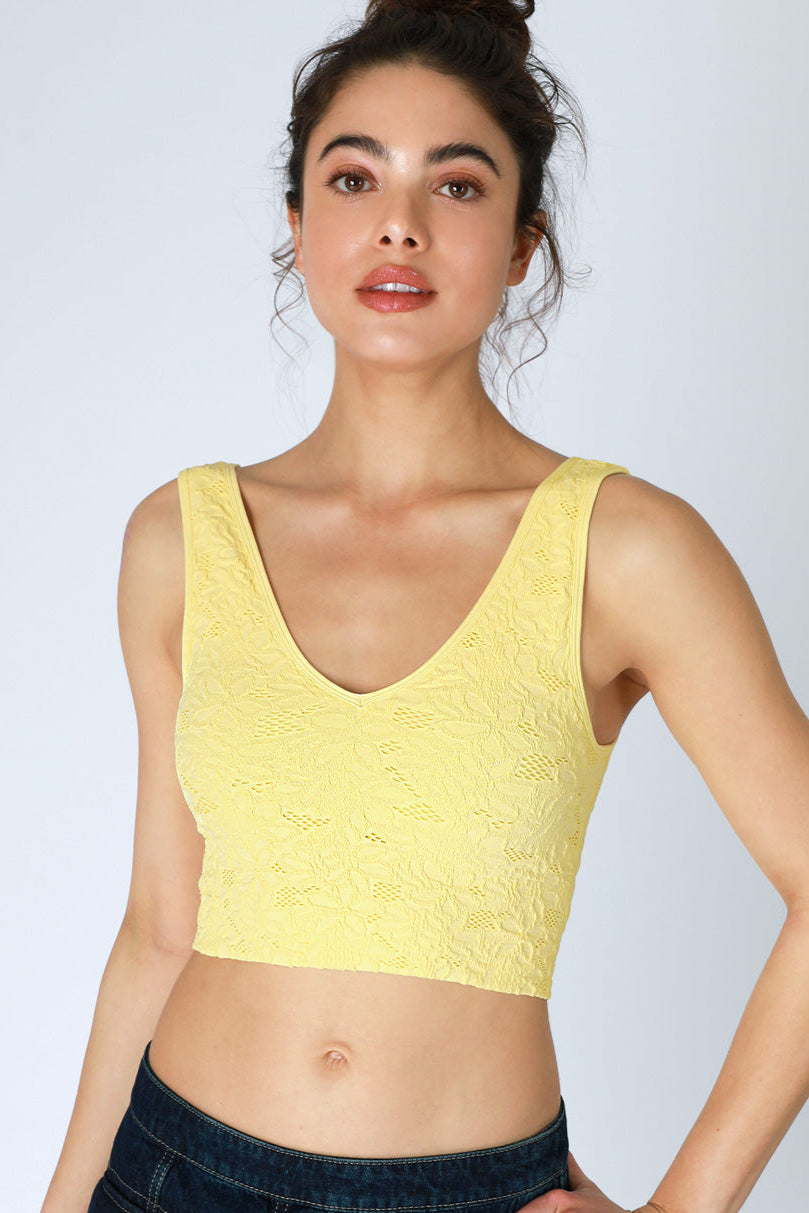 Lace V-Neck Tank