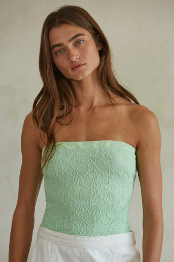 Jacquard Tube Top