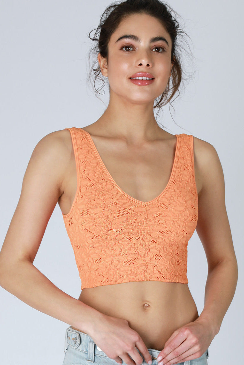 Lace V-Neck Tank