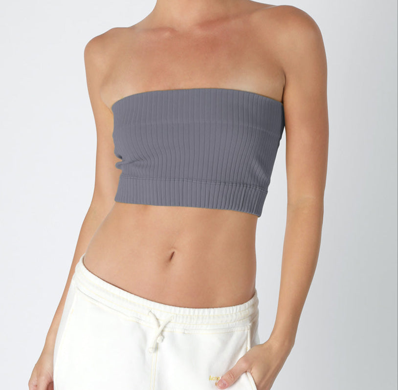 Wide Ribbed Tube Top
