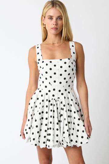 Puff Polka Dot Dress
