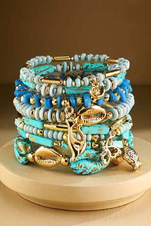 Nautical Beaded Stack