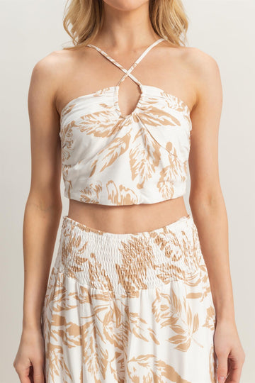 Leaf Halter Top