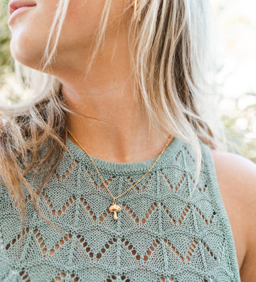 Mushroom Necklace