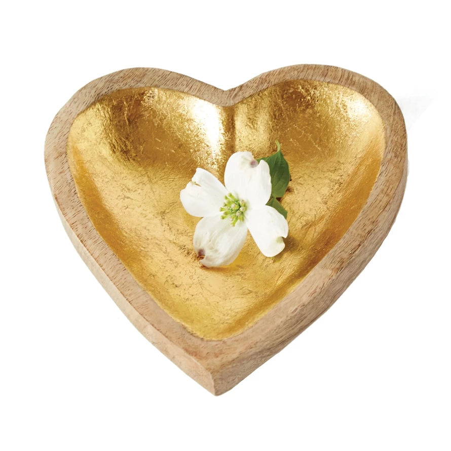 Gold Heart Tray